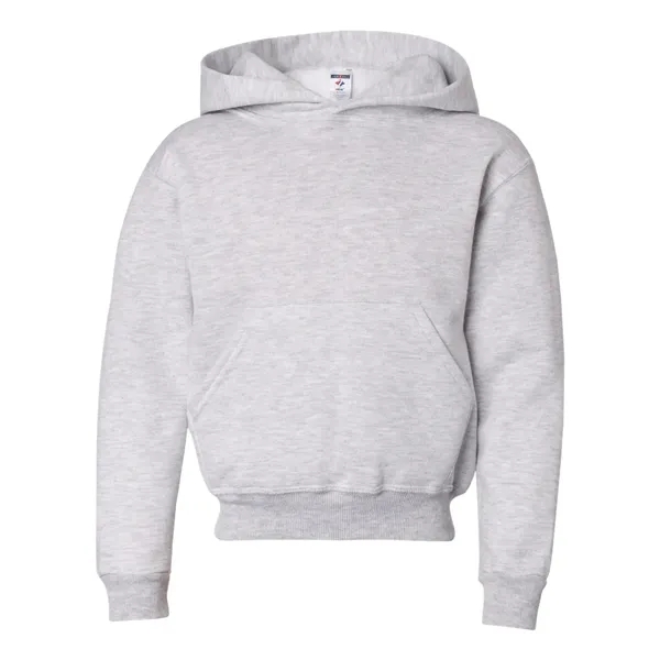 Youth 8.0 oz. 50% cotton/50% polyester hooded sweatshirt. Blank product.... from ASI 84358 S&S Activewear