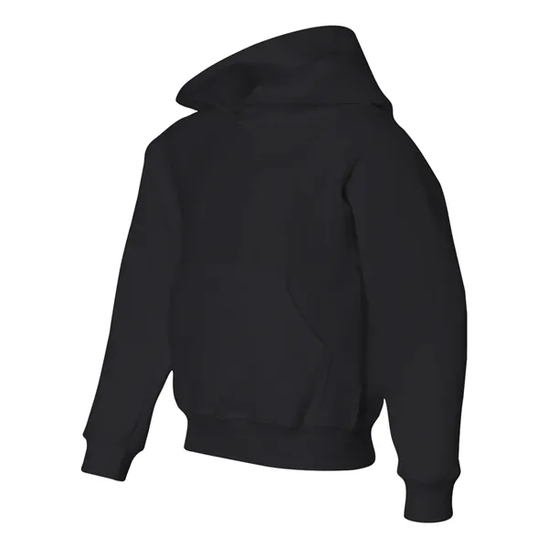 Youth 8.0 oz. 50% cotton/50% polyester hooded sweatshirt. Blank product.... from ASI 84358 S&S Activewear