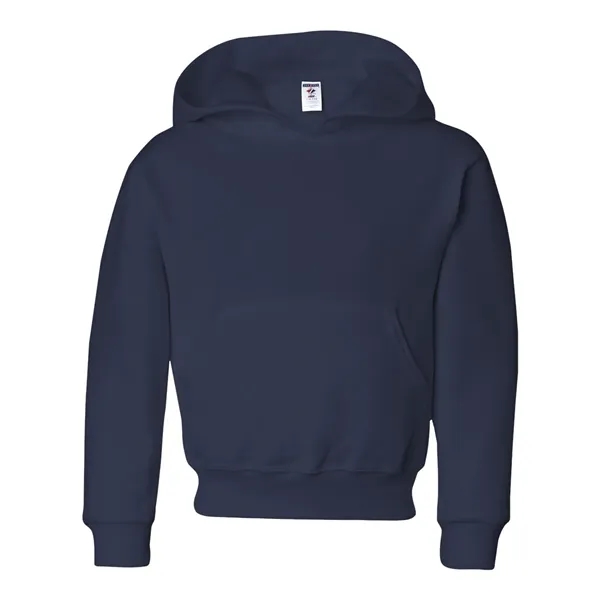 Youth 8.0 oz. 50% cotton/50% polyester hooded sweatshirt. Blank product.... from ASI 84358 S&S Activewear