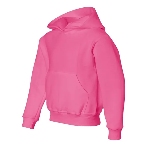 Youth 8.0 oz. 50% cotton/50% polyester hooded sweatshirt. Blank product.... from ASI 84358 S&S Activewear