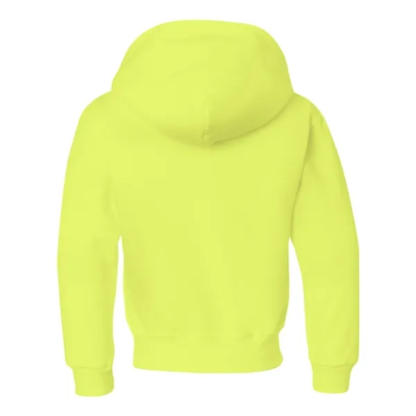 Youth 8.0 oz. 50% cotton/50% polyester hooded sweatshirt. Blank product.... from ASI 84358 S&S Activewear