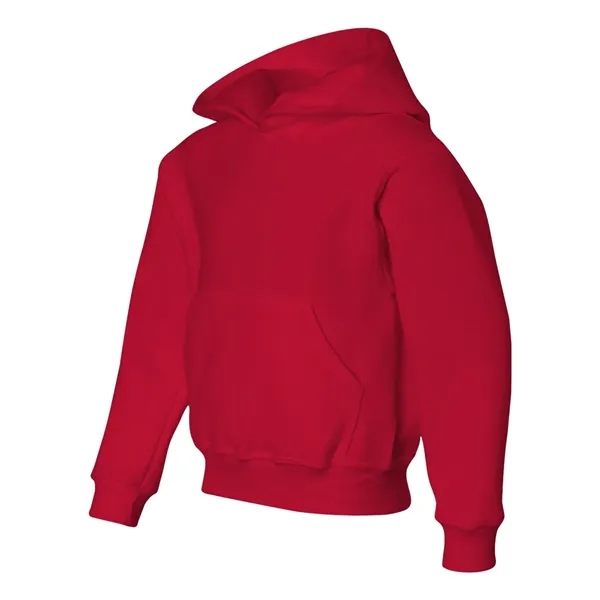 Youth 8.0 oz. 50% cotton/50% polyester hooded sweatshirt. Blank product.... from ASI 84358 S&S Activewear