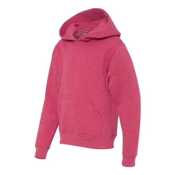 Youth 8.0 oz. 50% cotton/50% polyester hooded sweatshirt. Blank product.... from ASI 84358 S&S Activewear