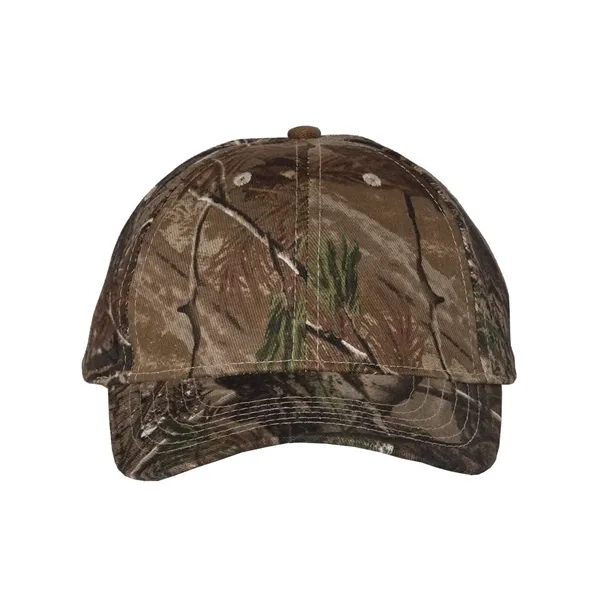Structured, mid-profile mossy oak camouflage cap. Blank product.... from ASI 84358 S&S Activewear