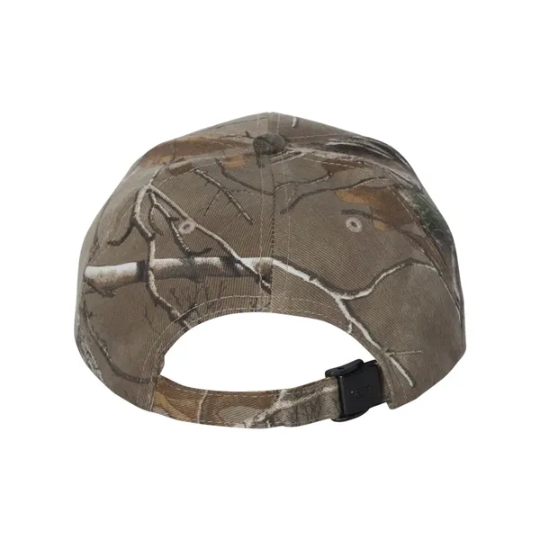 Structured, mid-profile mossy oak camouflage cap. Blank product.... from ASI 84358 S&S Activewear