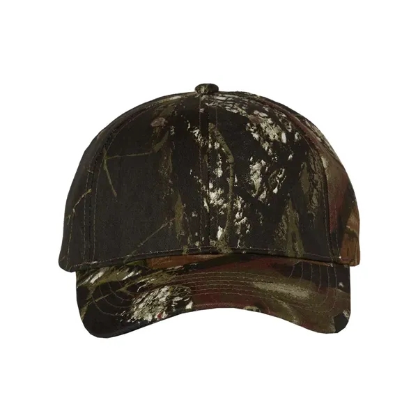 Structured camo cap made of 100% cotton twill. Blank product.... from ASI 84358 S&S Activewear