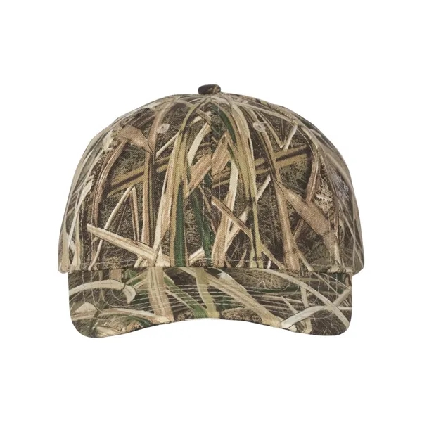 Structured camo cap made of 100% cotton twill. Blank product.... from ASI 84358 S&S Activewear