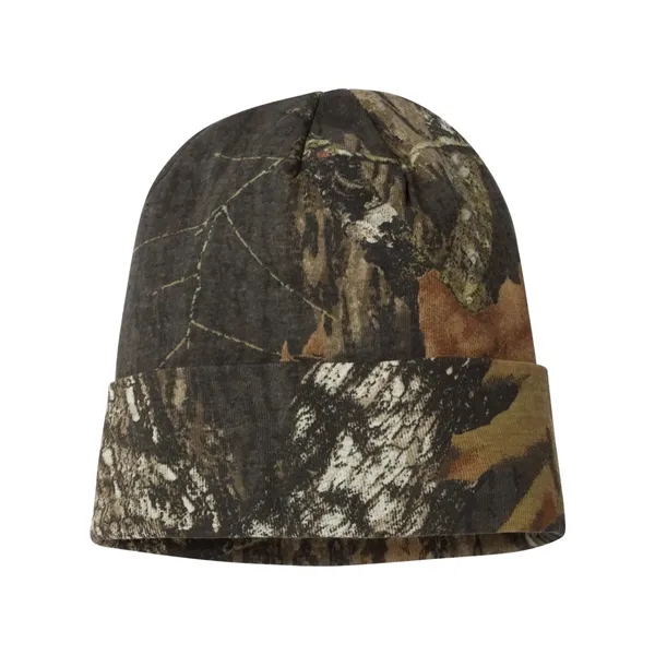 12" camo knit cap with acrylic interior lining... from ASI 84358 S&S Activewear