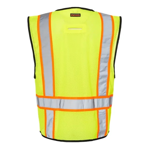ML Kishigo 6 Pocket Contrast Class 2 Vest... from ASI 84358 S&S Activewear