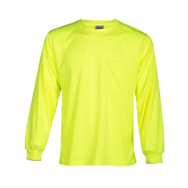 Microfiber Polyester Long Sleeve T-Shirt... from ASI 84358 S&S Activewear