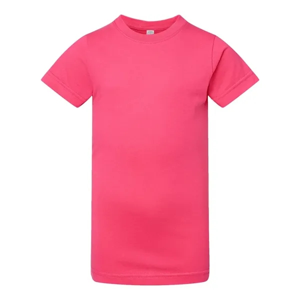 Girls' longer length t-shirt with taped neck. Blank product.... from ASI 84358 S&S Activewear