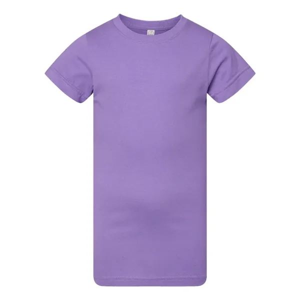 Girls' longer length t-shirt with taped neck. Blank product.... from ASI 84358 S&S Activewear