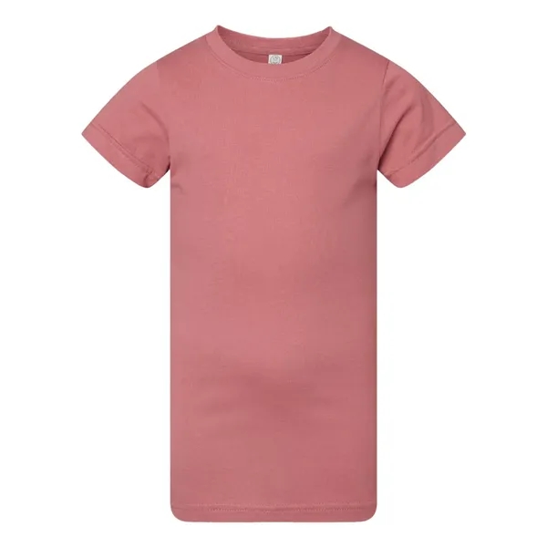 Girls' longer length t-shirt with taped neck. Blank product.... from ASI 84358 S&S Activewear