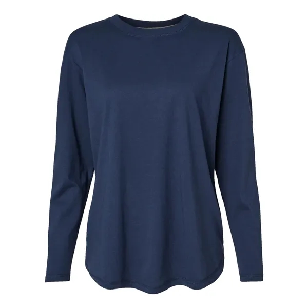 LAT Ladies' Relaxed Fine Jersey Long Sleeve Tee... from ASI 84358 S&S Activewear