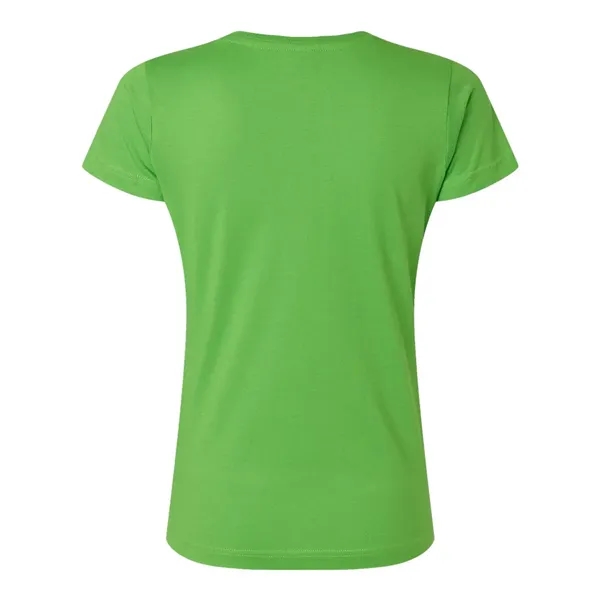 Women's fine jersey longer length T-shirt. Blank product.... from ASI 84358 S&S Activewear