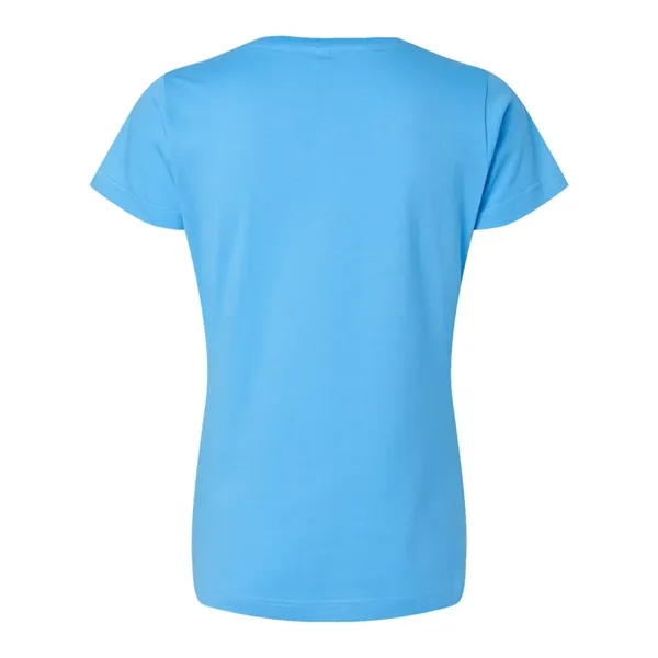 Women's fine jersey longer length T-shirt. Blank product.... from ASI 84358 S&S Activewear