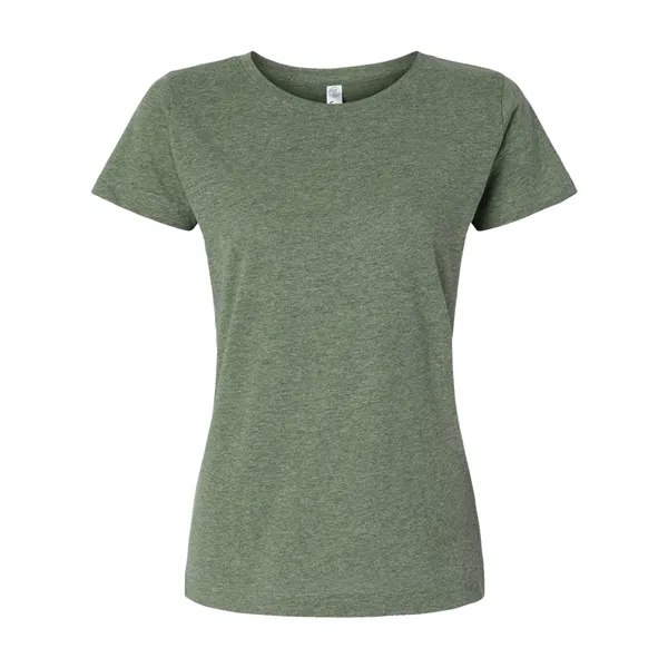 Women's fine jersey longer length T-shirt. Blank product.... from ASI 84358 S&S Activewear