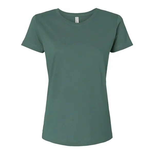 Women's fine jersey longer length T-shirt. Blank product.... from ASI 84358 S&S Activewear