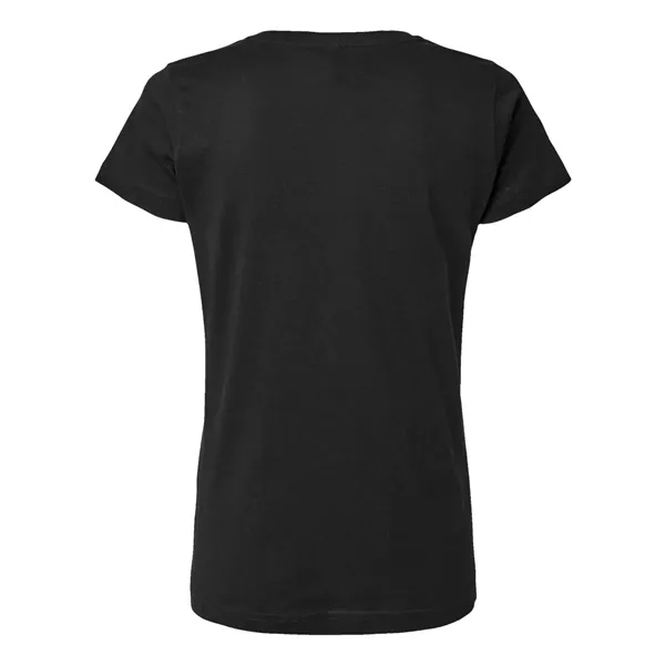 Women's fine jersey longer length T-shirt. Blank product.... from ASI 84358 S&S Activewear