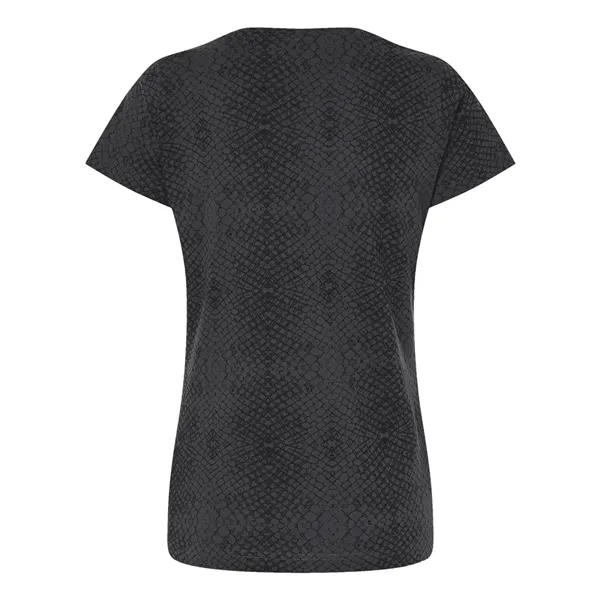 Women's fine jersey longer length T-shirt. Blank product.... from ASI 84358 S&S Activewear