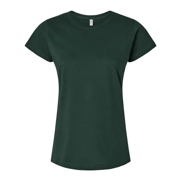 Women's fine jersey longer length T-shirt. Blank product.... from ASI 84358 S&S Activewear