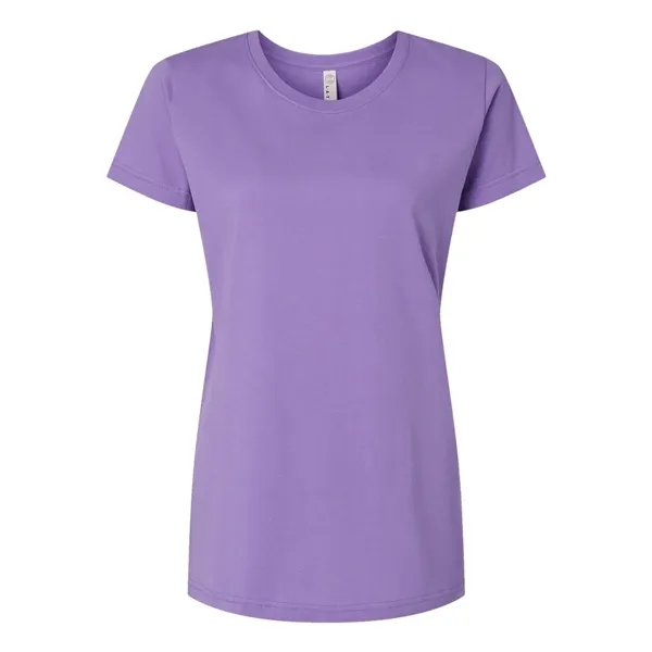 Women's fine jersey longer length T-shirt. Blank product.... from ASI 84358 S&S Activewear