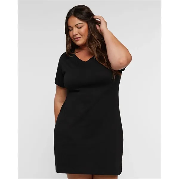 Women's fine jersey V-neck cover up. Blank product.... from ASI 84358 S&S Activewear