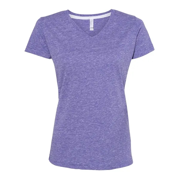 LAT Women's Harborside Melange V-Neck T-Shirt... from ASI 84358 S&S Activewear