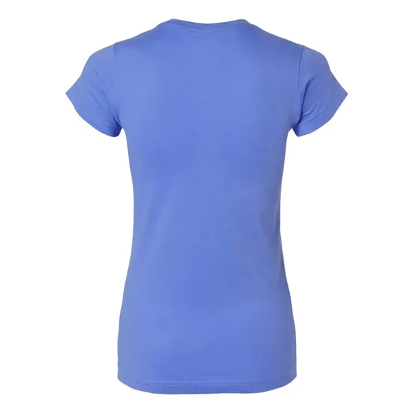 Juniors' fine jersey longer length T-shirt. 4.5 oz. Blank product.... from ASI 84358 S&S Activewear