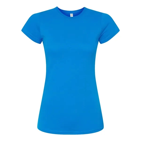 Juniors' fine jersey longer length T-shirt. 4.5 oz. Blank product.... from ASI 84358 S&S Activewear