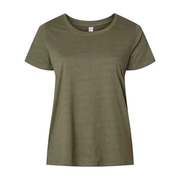 LAT Curvy Collection Women's Fine Jersey Tee... from ASI 84358 S&S Activewear