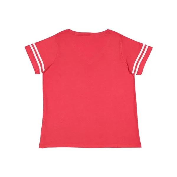 Curvy Collection Women's Vintage Football T-Shirt... from ASI 84358 S&S Activewear