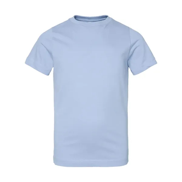 Soft form fitting fine jersey youth T-shirt. Blank product.... from ASI 84358 S&S Activewear