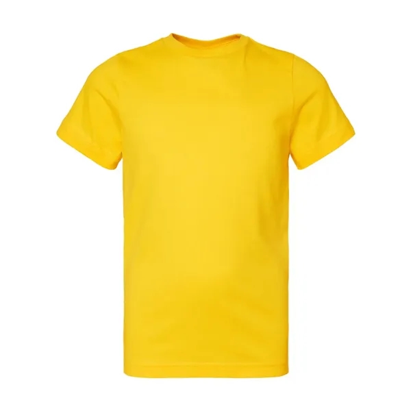 Soft form fitting fine jersey youth T-shirt. Blank product.... from ASI 84358 S&S Activewear