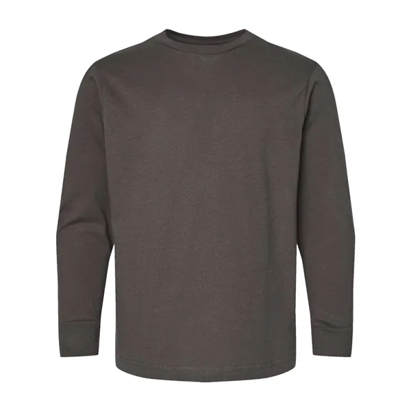 LAT Youth Fine Jersey Long Sleeve Tee; ribbed collar and cuffs.... from ASI 84358 S&S Activewear