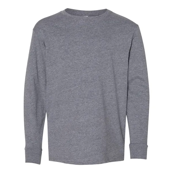 LAT Youth Fine Jersey Long Sleeve Tee; ribbed collar and cuffs.... from ASI 84358 S&S Activewear