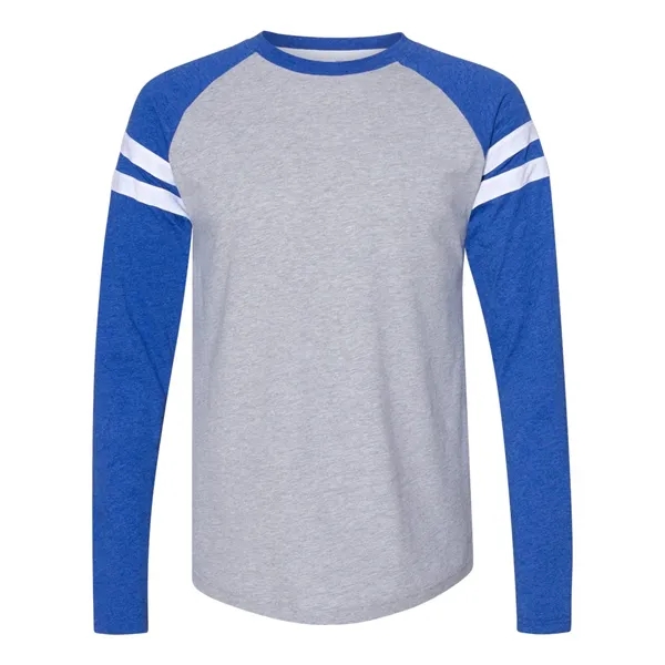 Fine Jersey Long Sleeve Mash Up Tee... from ASI 84358 S&S Activewear