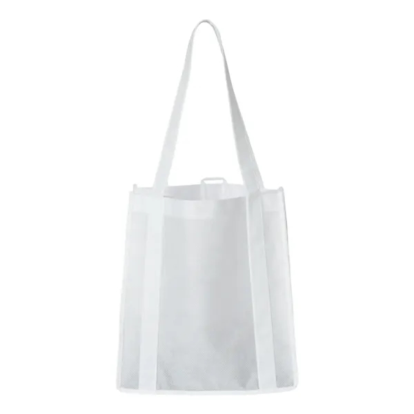 Classic shopping bag made of non-woven polypropylene. Blank.... from ASI 84358 S&S Activewear