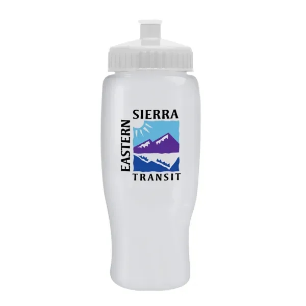 27 oz. transparent recycled PET bottle with push-pull lid.... from ASI 88060 Snugz/USA Inc