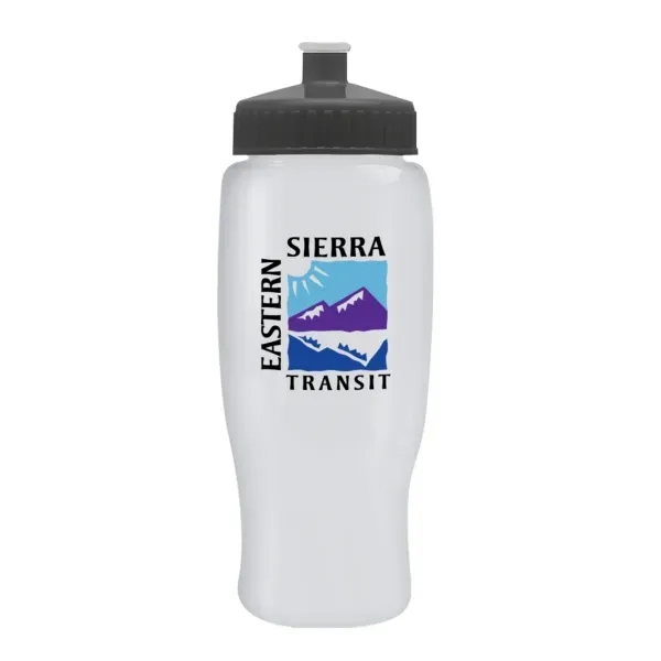 27 oz. transparent recycled PET bottle with push-pull lid.... from ASI 88060 Snugz/USA Inc