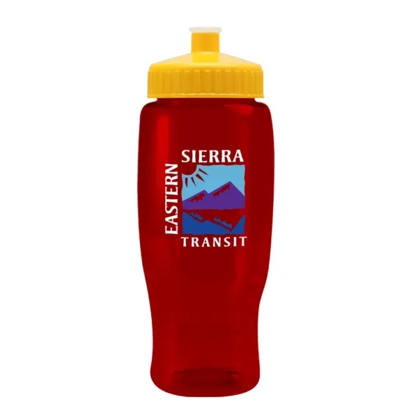 27 oz. transparent recycled PET bottle with push-pull lid.... from ASI 88060 Snugz/USA Inc