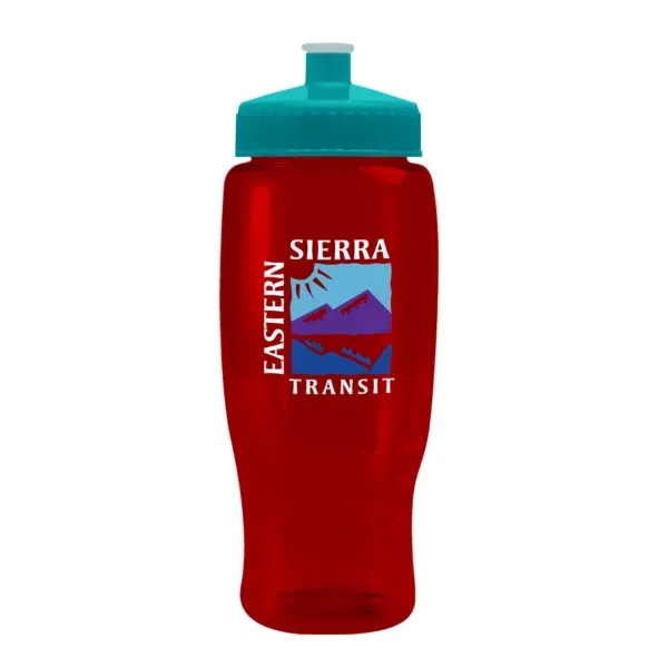 27 oz. transparent recycled PET bottle with push-pull lid.... from ASI 88060 Snugz/USA Inc