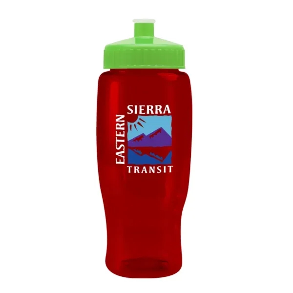 27 oz. transparent recycled PET bottle with push-pull lid.... from ASI 88060 Snugz/USA Inc