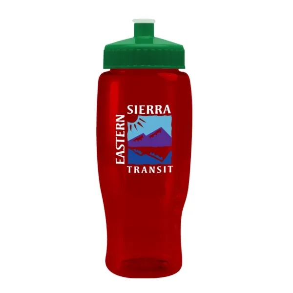 27 oz. transparent recycled PET bottle with push-pull lid.... from ASI 88060 Snugz/USA Inc