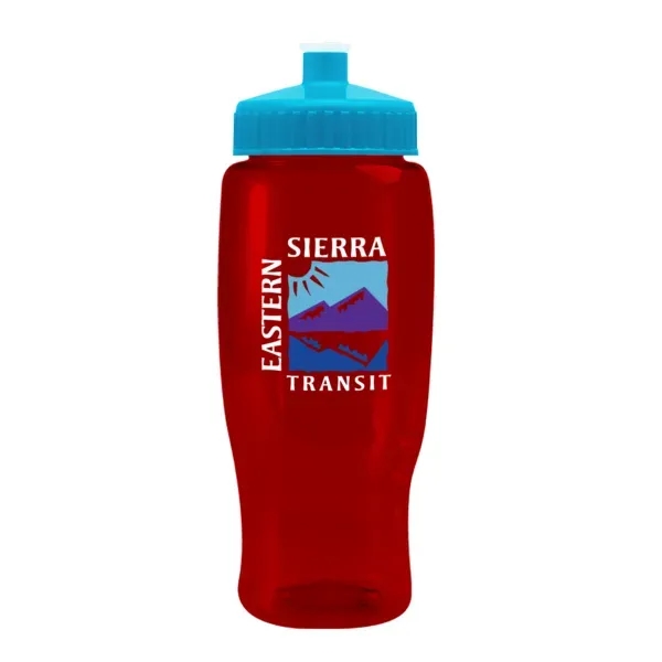 27 oz. transparent recycled PET bottle with push-pull lid.... from ASI 88060 Snugz/USA Inc