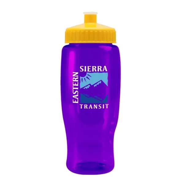 27 oz. transparent recycled PET bottle with push-pull lid.... from ASI 88060 Snugz/USA Inc