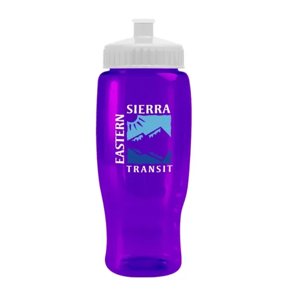 27 oz. transparent recycled PET bottle with push-pull lid.... from ASI 88060 Snugz/USA Inc