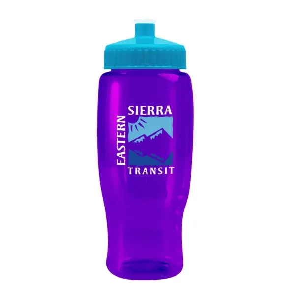 27 oz. transparent recycled PET bottle with push-pull lid.... from ASI 88060 Snugz/USA Inc