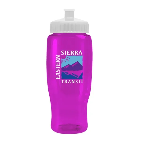 27 oz. transparent recycled PET bottle with push-pull lid.... from ASI 88060 Snugz/USA Inc