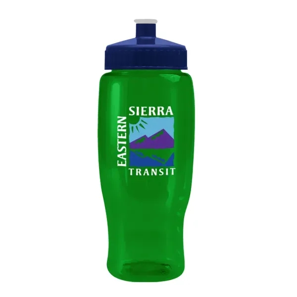 27 oz. transparent recycled PET bottle with push-pull lid.... from ASI 88060 Snugz/USA Inc